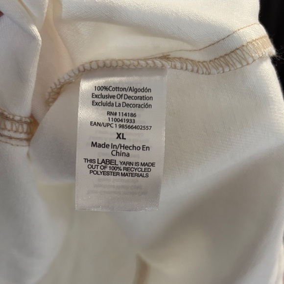 Frye cream Button-Front Dress long sleeve sz XL NWOT - Picture 8 of 9